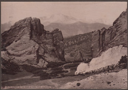 Garden of the Gods and Pike's Peak, Colorado